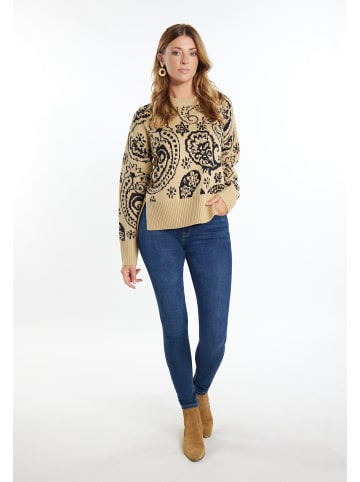 usha FESTIVAL Damen Strick Pullover in Beige