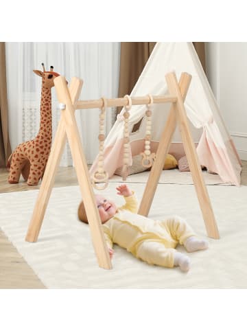 COSTWAY Spielbogen in Beige