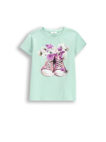 Coccodrillo T-Shirt mit kurzen Ärmeln in in Minzfarbe