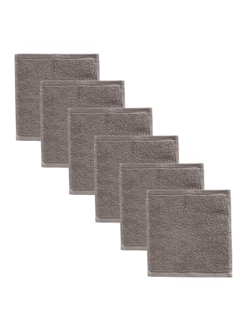 Butlers Gästehandtuch FABULOUS 6er-Set in Taupe