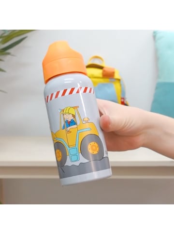 Sigikid Edelstahl Trinkflasche 400 ml in grau