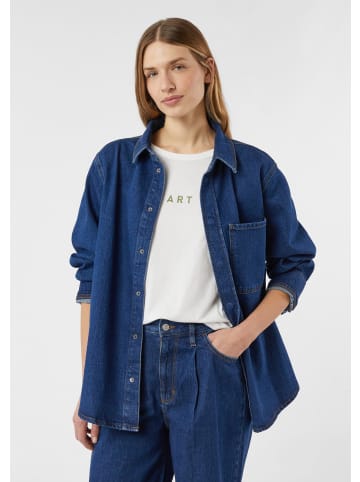 comma Bluse in 55Z2_dunkelblau