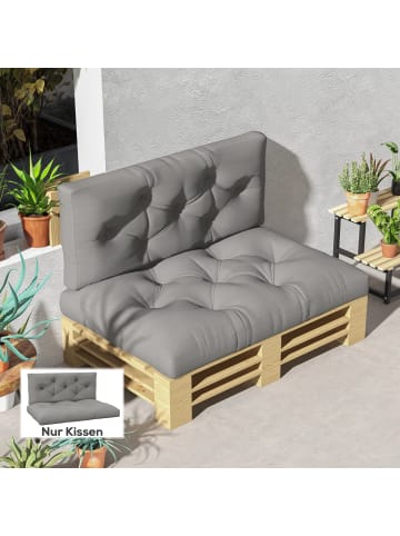 Outsunny Sitzkissen,120L x 80B x 12H cm,Hellgrau