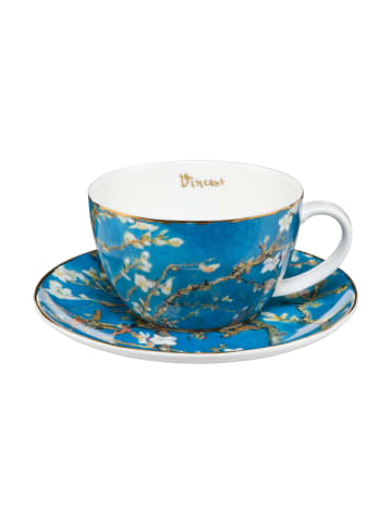 Goebel Teetasse " Vincent van Gogh - Mandelbaum blau " in Van Gogh - Mandelbaum blau