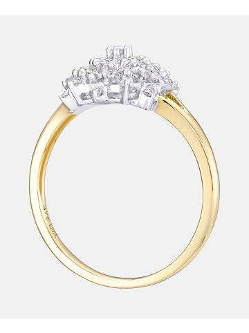 Diamant L'éternel Ring aus 375 Gelbgold mit Diamant