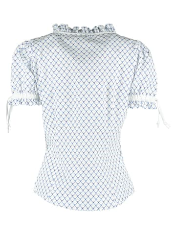 OS-Trachten Bluse Poceu in jeans