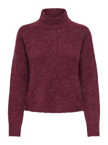 JDY Strickpullover in Maroon Banner