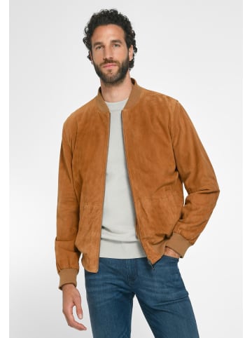 LOUIS SAYN Blousonjacke Leather in COGNAC