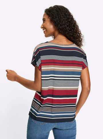 Heine Ringelshirt in sesam-rot-geringelt