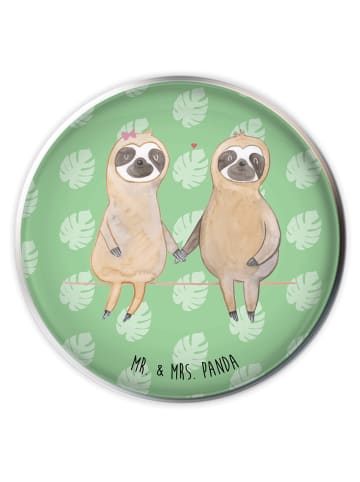 Mr. & Mrs. Panda Ablaufgarnitur Faultier Pärchen ohne Spruch in Tropengrün