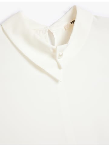 KOTON Bluse in Grauweiß