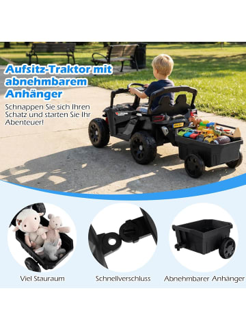 COSTWAY Kinder Elektroauto ab 3 Jahren in Schwarz