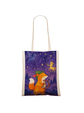 Mr. & Mrs. Panda Tasche Schütze Astrologie Design ohne Spruch in Weiß