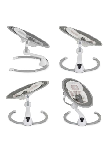 Cangaroo Babywippe Cloud, Timer, Mobile in grau