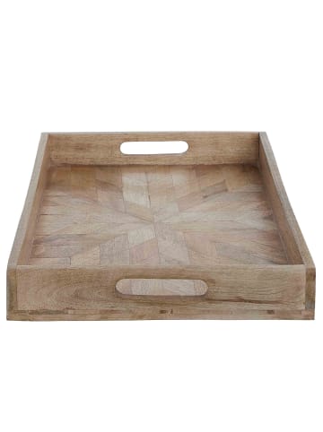 Butlers Dekotablett MANGO DAYS Intarsien in Braun