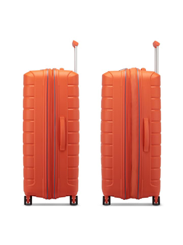 Roncato B-Flying Move 4 Rollen Trolley 78 cm mit Dehnfalte in orange