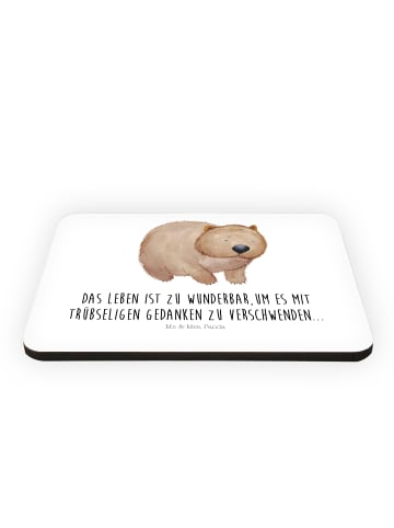 Mr. & Mrs. Panda Magnet Wombat mit Spruch in Weiß