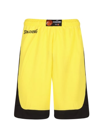 Spalding Shorts Hustle in gelb / schwarz