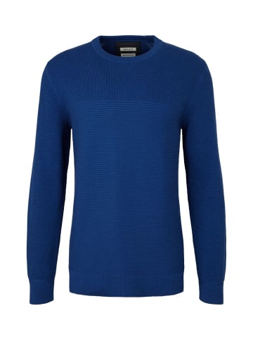 Tom Tailor Pullover BASIC STRUCTURED in Blau