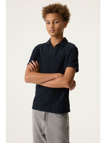 Garcia Poloshirt Kurzarm aus Strukturmaterial in ticture