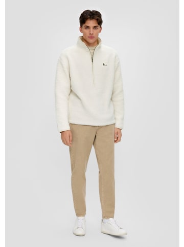 QS Sweatshirt langarm in Beige