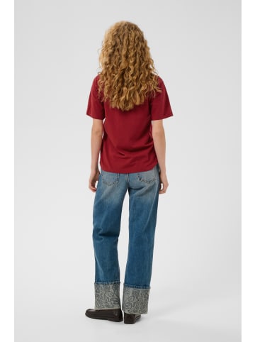 CULTURE T-Shirt kurzarm CUemba Relaxed fit in Rio Red