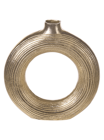 Beliani Dekovase COMAL in Gold - (W) 37 x (H) 40 x (L) 7 cm