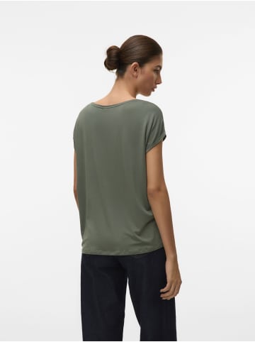 Vero Moda 2er-Pack T-Shirt Einfarbiges Stretch Oberteil in Apfelgrün