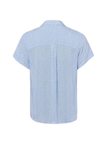 Franco Callegari Bluse Samantha in hellblau weiß - 0004