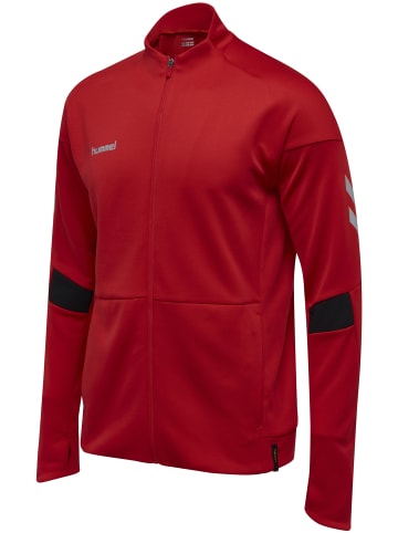 Hummel Reißverschluss Jacke Daumenlöcher Tech Move Herren in TRUE RED