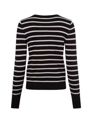 Marie Lund Strickjacke in schwarz ecru - 0001
