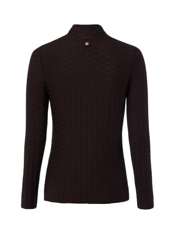 MARC CAIN COLLECTIONS Langarmshirt in mocca - 0001