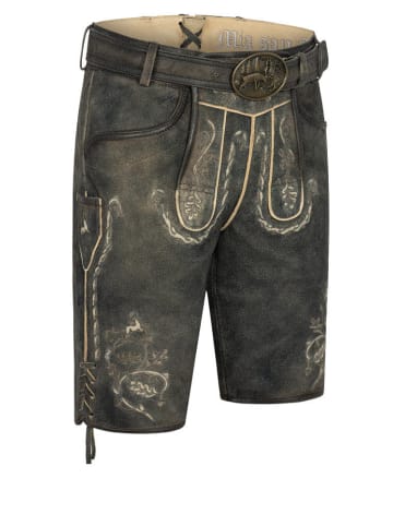 Stockerpoint Lederhose kurz Tristan in Torf