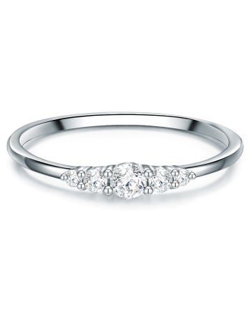 Trilani Ring Sterling Silber Zirkonia in silber