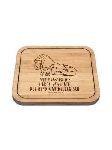 Mr. & Mrs. Panda Ostergeschenk Hund Basset Hound mit Spruch in Transparent