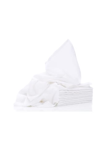 fillikid Baumwollwindeln 10er Pack 80x80 cm weiß Exklusiv