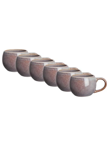 Butlers Espressotasse COTTAGE 6er-Set in Grau