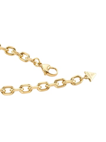 Guess Damen-Halskette Love Tag Goldfarben