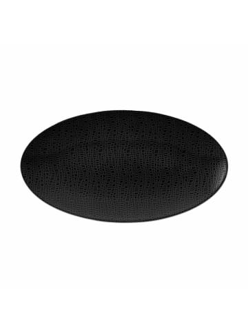 Seltmann Weiden Servierplatte Life Fashion 33x18 cm in Glamorous Black