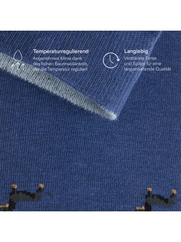 von Jungfeld Signature Icons mit Weihnachtsmotiven in Dachshund Xmas Dark Blue