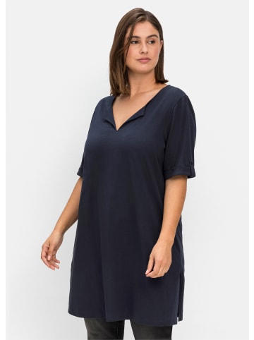 sheego Longshirt in nachtblau