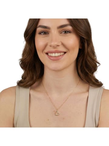 Amor Halskette Silber 925, gelbvergoldet in gold