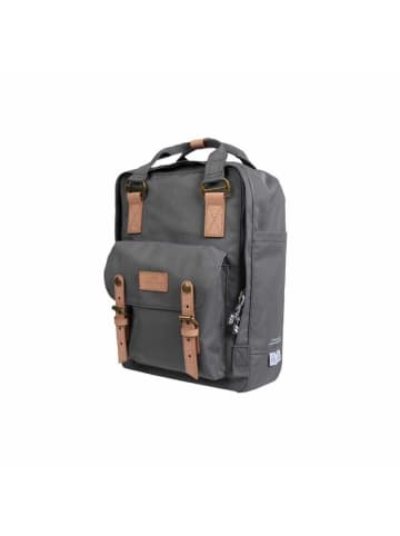 Doughnut Rucksack für Damen in grau