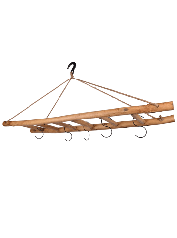 UNUS Dekoleiter Holzleiter hängend in Old Look