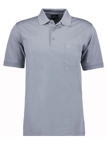 Ragman Poloshirt mit Brusttasche in Grey