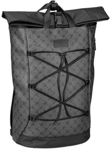 JOOP! Rolltop Rucksack Mazzolino Luc Backpack LVF in Black