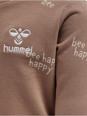 Hummel Druckknopf Sweatshirt Hmldarcy Kinder in BEAVER FUR