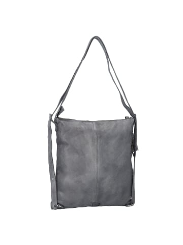 TASCHENDIEB Paniglgasse 4 Schultertasche Leder 33 cm in grey