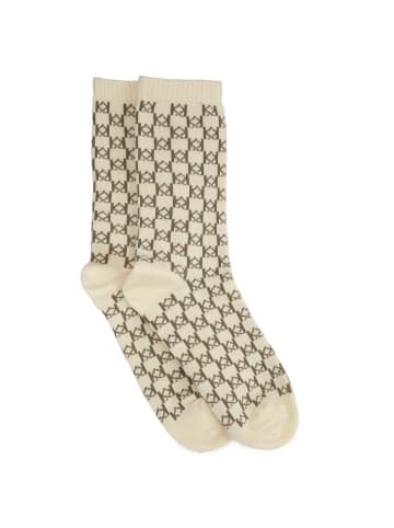 Kazar Socken & Beinstulpen in Creme