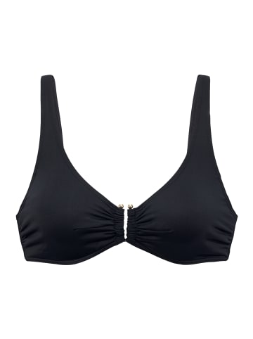 LASCANA Bügel-Bikini-Top in schwarz